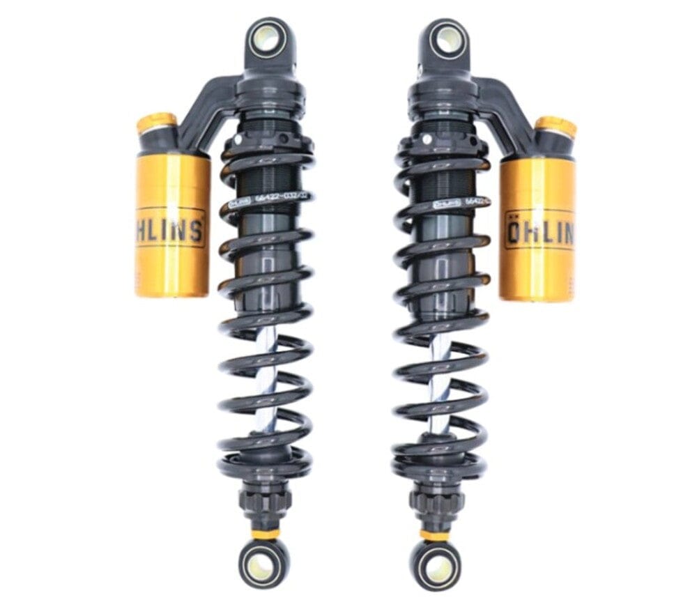 Ohlins USA Ohlins Shocks Rear STX36 Gold Blackline Adjustable 13" Performance Harley Dyna