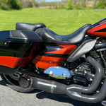 Python Python Rayzer Black Exhaust Pipe Header System Harley Touring Bagger M8 17-2023
