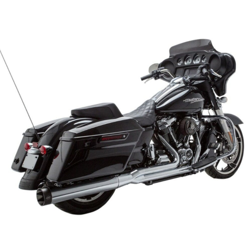 S&S Cycle Exhaust Systems S&S Chrome Sidewinder 2 into 1 Header Exhaust System Harley Touring