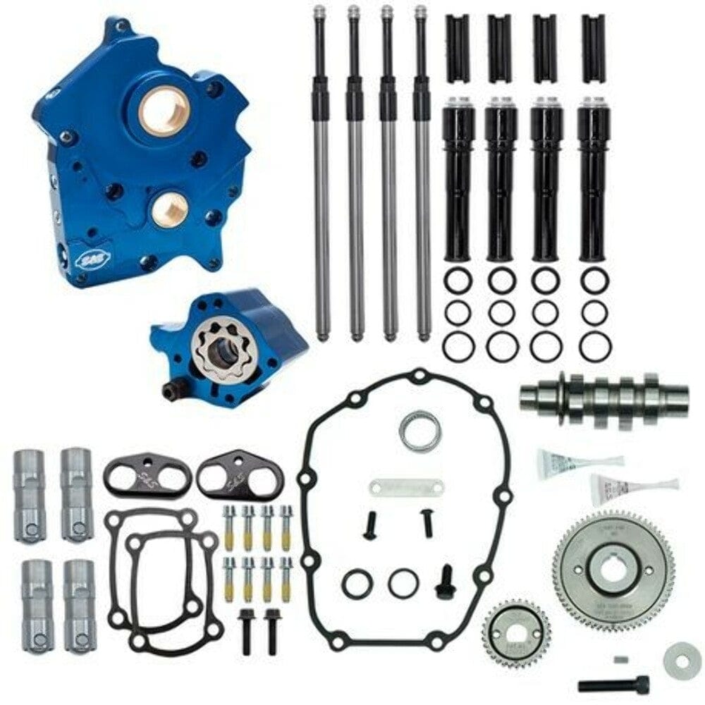 S&S Cycle S&S M8 Cam Plate Oil Pump Kit Package Black 475G Gear Harley Touring Softail