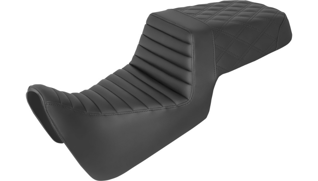 Saddlemen Saddlemen Step 2-Up Seat Front TR Rear LS Foam Black Harley Pan America 21+