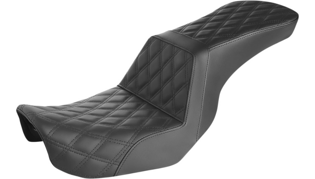 Saddlemen Saddlemen Tour Step-Up Seat Full Lattice Stitch Black 29" Harley Dyna 06-17