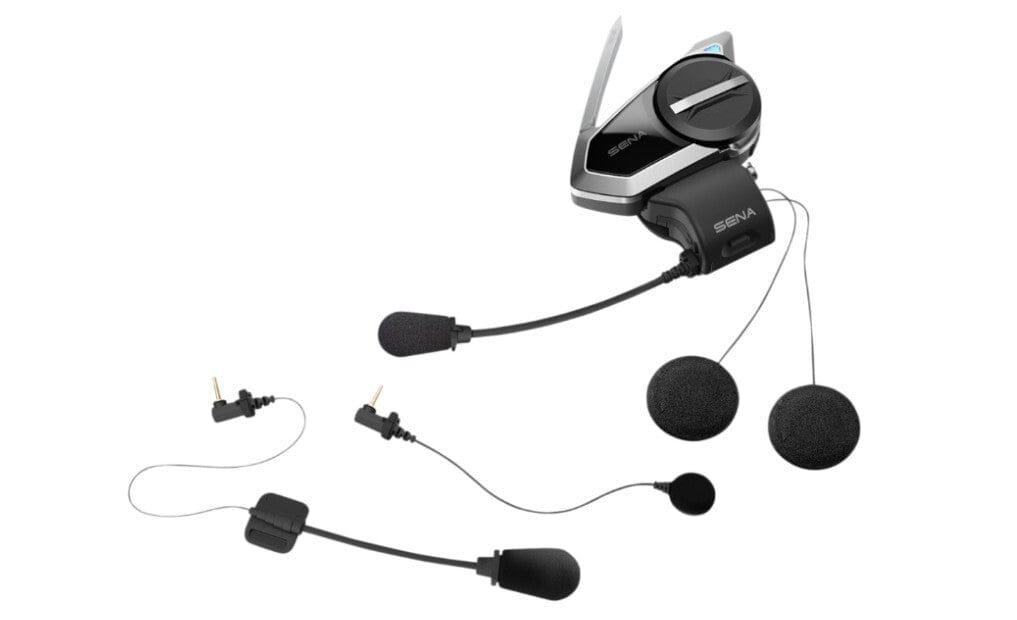 SENA Sena 50S Bluetooth Communication Com Mesh 2.0 Intercom HD Single Head Set 50S-10