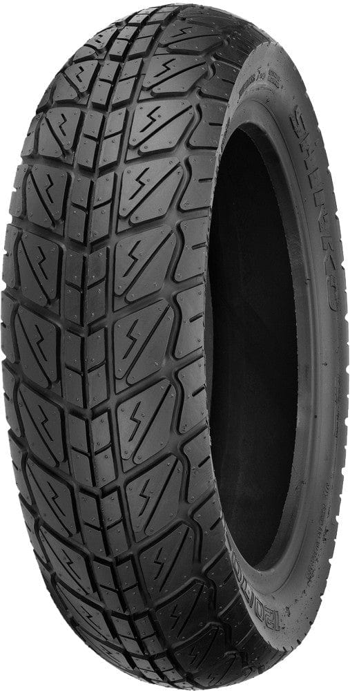 Shinko Scooter Moped Tires Shinko 723 Series Front Tire 110/70-11 45P Blackwall Moped Scooter Tubeless DOT