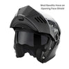 Simpson Racing Products Modular Helmets Simpson Mod Bandit Flat Black Motorcycle DOT Full-face Helmet - Various Sizes