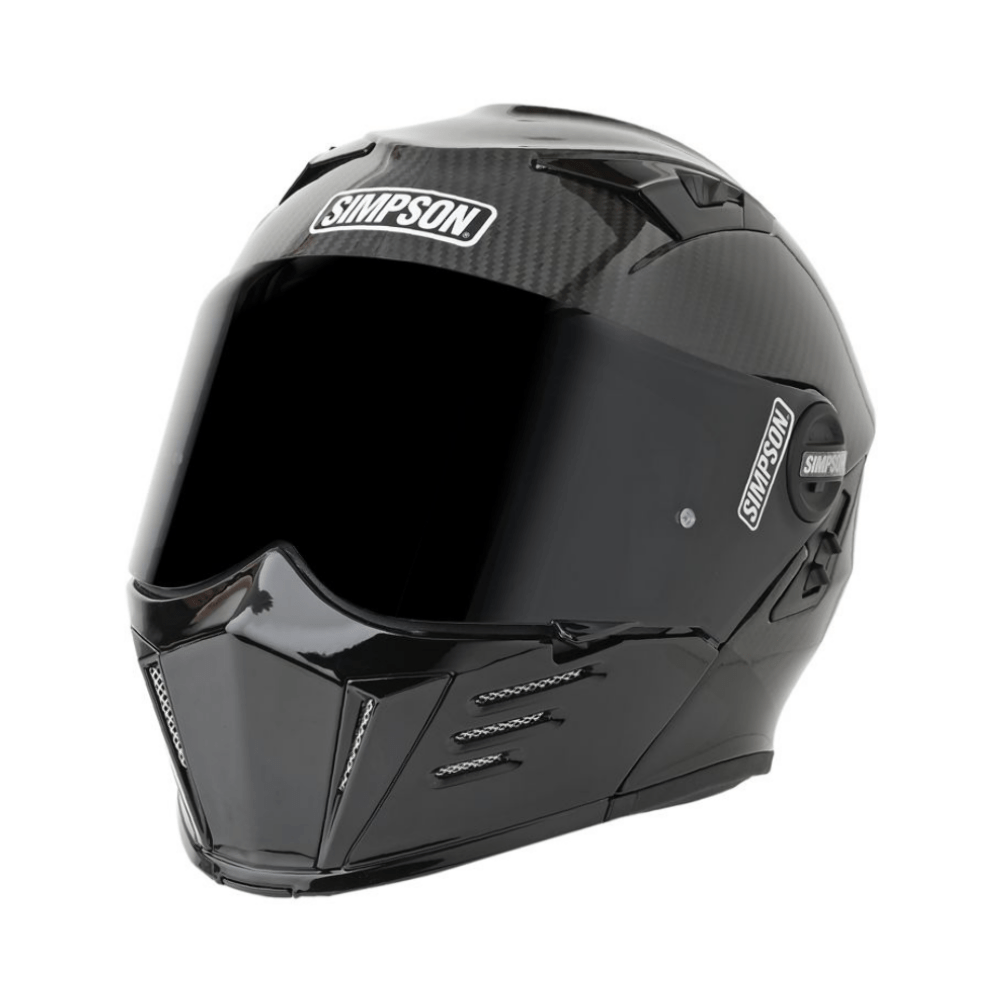 Simpson Racing Products Simpson Mod Bandit Carbon Fiber Motorcycle DOT Full-face Helmet - Various Sizes