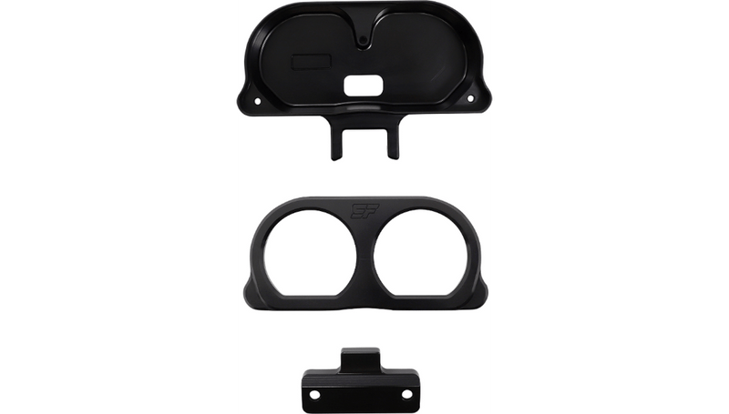 Slyfox SLYFOX Dual Gauge Mount Black Finish OE Sold Each Hardware Harley Touring 15-22