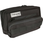 Thrashin Supply Saddlebags & Accessories Thrashin Supply Black Handlebar Bag Plus Ballistic Nylon Sissy Bar Quick Attach