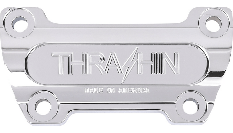 Thrashin Supply Thrashin OG Risers Top Clamp 1" Chrome Aluminum 1/4-20 Harley Big Twin XL