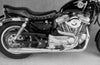 Thunderheader 2 Into 1 Exhaust Systems Thunderheader 2 into 1 Chrome Exhaust Pipe System Harley Sportster XL 1986-2003