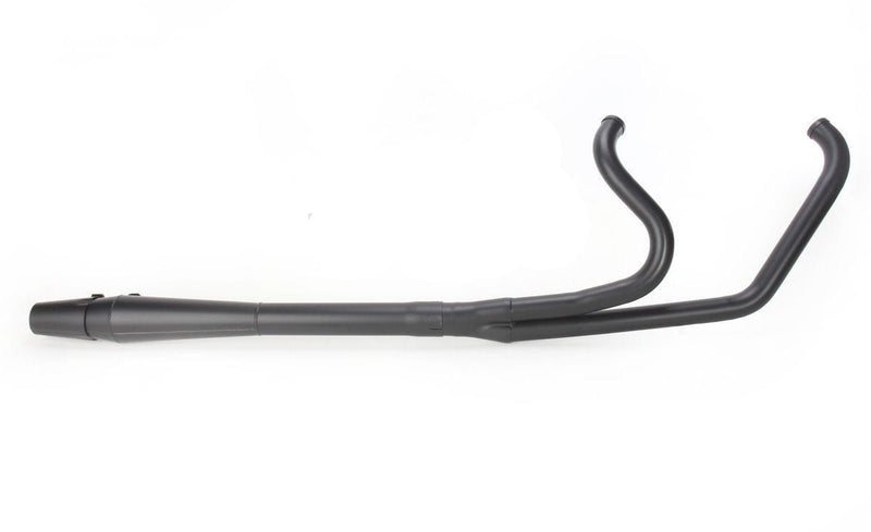Thunderheader 2 Into 1 Exhaust Systems Thunderheader Black 2 into 1 Exhaust Header Pipe System Harley Touring 2010-2016