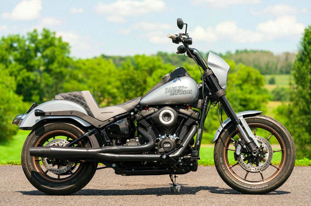 Thunderheader 2 Into 1 Exhaust Systems Thunderheader X Series Standard 2 Into 1 Black Exhaust System Harley Softail M8