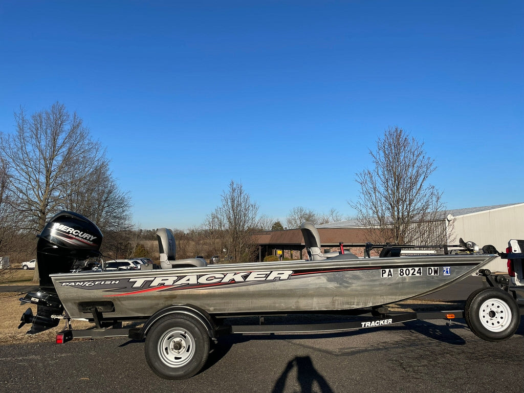 Tracker Boat SOLD - 2017 Tracker Panfish 16' Bass Boat Aluminum Fishing Power Bay Lake Ski Like New! - $12,995