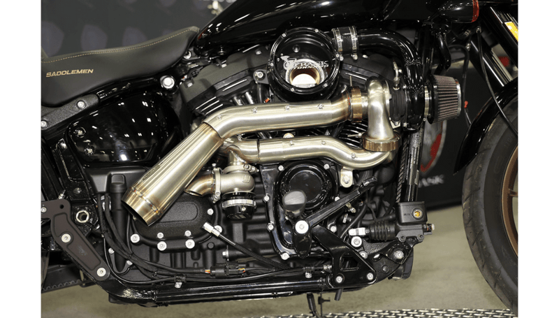Trask Performance Turbo Kit and Exhaust Systems Trask Tornado Turbo Performance Kit Pipe Stainless Harley Touring Softail 17+