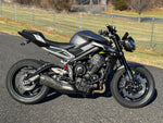 Triumph Motorcycle 2024 Triumph Street Triple 765 R Silver Ice Naked Street Fighter $8,675