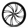 Ultima Black Vortex 26" x 3.5" Billet Front Wheel Rim Harley Touring Dual Disc ABS 08+