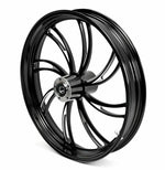 Ultima Black Vortex 26" x 3.5" Billet Front Wheel Rim Harley Touring Dual Disc ABS 08+