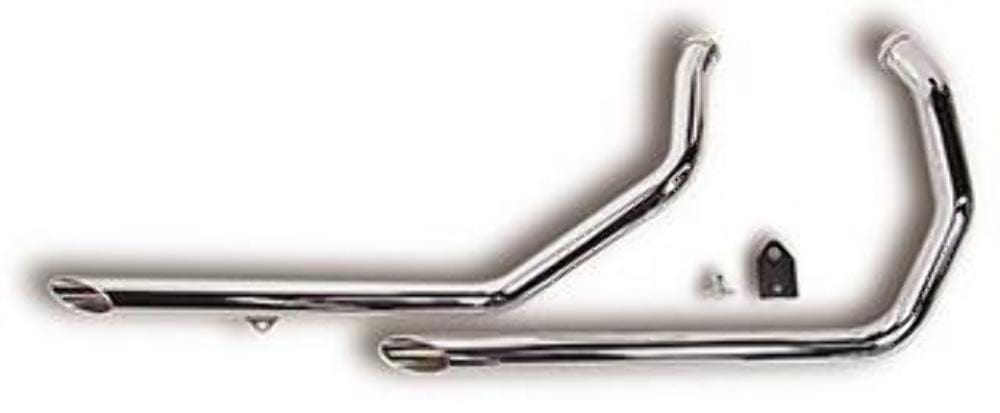 Ultima Exhaust Systems Ultima Chrome Drag Pipes Exhaust System 1.75" OD 40" Harley Sportster XL 1986-03