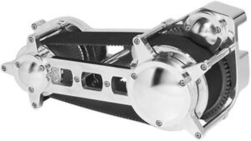 Ultima Open Primaries Polished Ultima 3.35" Open Drag Race Style Belt Drive Harley Primary Dyna 90-06