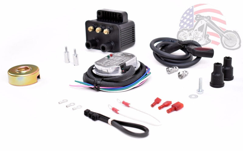 Ultima Other Electrical & Ignition Ultima Single Fire Programmable Ignition Coil Kit Harley Evo Big Twin XL 1970-03