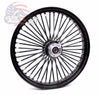 Ultima Other Tire & Wheel Parts Ultima 48 King Spoke Fat 23 X 3.5 Front Wheel Rim Harley Black Out Single Disc