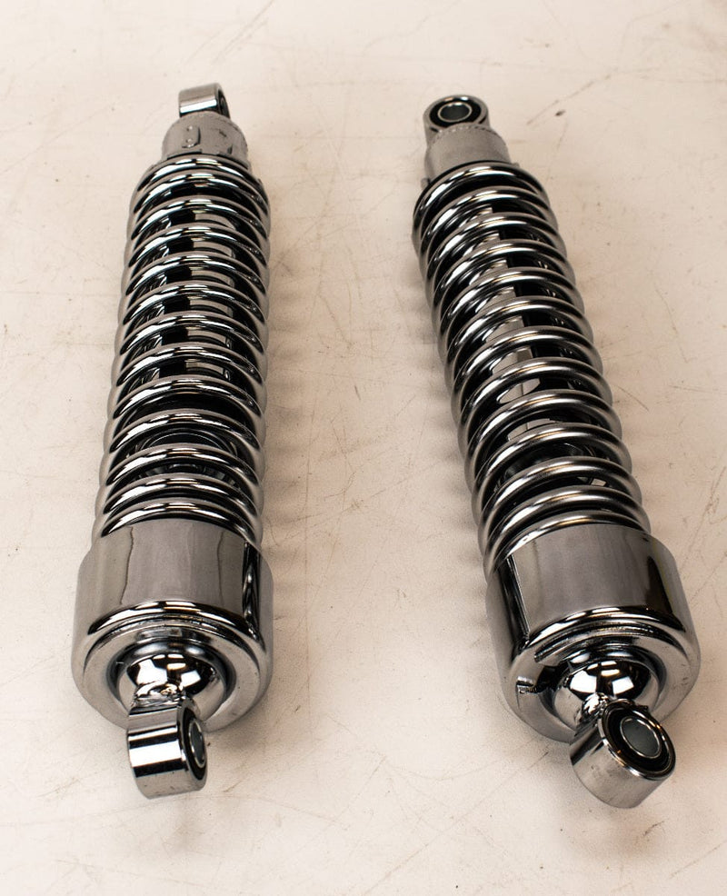 新品　純正ハーレーダビッドソン　クロームショックアブソーバー　97〜FLSTS用 Ultima Complete Chrome Plated Shocks Assembly Absorbers 11.75