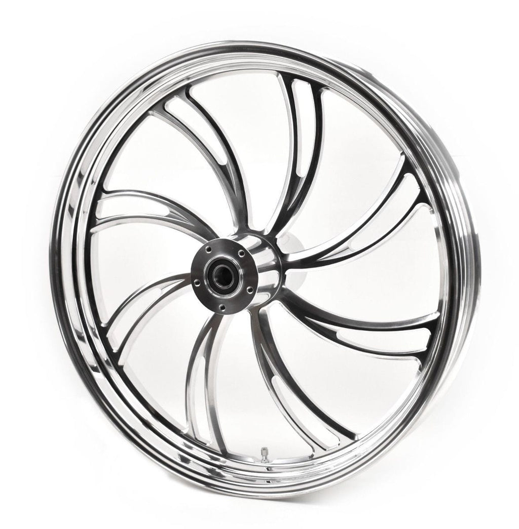 Ultima Ultima Vortex 18" 3.5" Polished Front Wheel Rim Dual Disc Harley Touring 08+ ABS