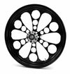 Ultima Wheel Ultima Kool Kat Black Billet 21 2.15 Front Wheel Rim Harley Softail Dual Disc
