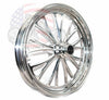 Ultima Wheels & Rims 18 3.5 Polished Manhattan Billet Front Wheel Rim Single Harley Softail Touring