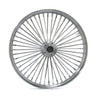 Ultima Wheels & Rims Ultima Chrome 21 3.5 48 Fat King Spoke Front Wheel Rim Harley Touring Dual Disc