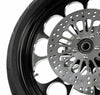 Ultima Wheels & Tire Packages Black Kool Kat 23 3.5 Billet Front Wheel Rim BW Tire Package Harley Touring 08+