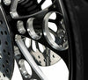 Ultima Wheels & Tire Packages Ultima Kool Kat Black 23 x 3.5 Front Wheel Rim BW Tire Package DD Harley 84-07
