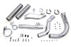 V-Twin Manufacturing Exhaust Systems Chrome Replica Replacement Exhaust Pipes Header Kit 1948-1957 Harley Panhead FL