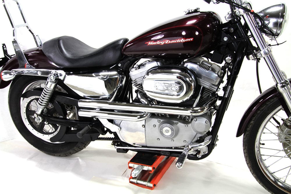 V-Twin Manufacturing Exhaust Systems Chrome Shot-Gun Drag Pipes Exhaust System Harley 2007-2013 Sportster XL 883 1200
