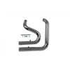 V-Twin Manufacturing Exhaust Systems Radii Chrome Stacked Exhaust Drag Pipes Header 2 1/4" 1985-2006 Harley Softail