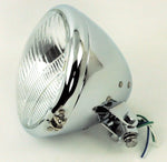 V-Twin Manufacturing Headlight Assemblies 6.5" Chrome Headlamp Headlight Assembly Harley Springer Bobber Chopper Custom