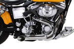 V-Twin Manufacturing Other Exhaust Parts Chrome Wyatt Gatling 2 into 1 Exhaust Lake Pipe Header Harley Chopper 18mm O2