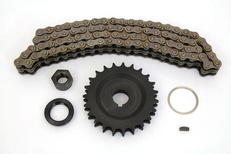 V-Twin Manufacturing Other Transmission Parts Replacement 23 Tooth Sprocket Primary Drive Chain Kit Harley Knucklehead Panhead