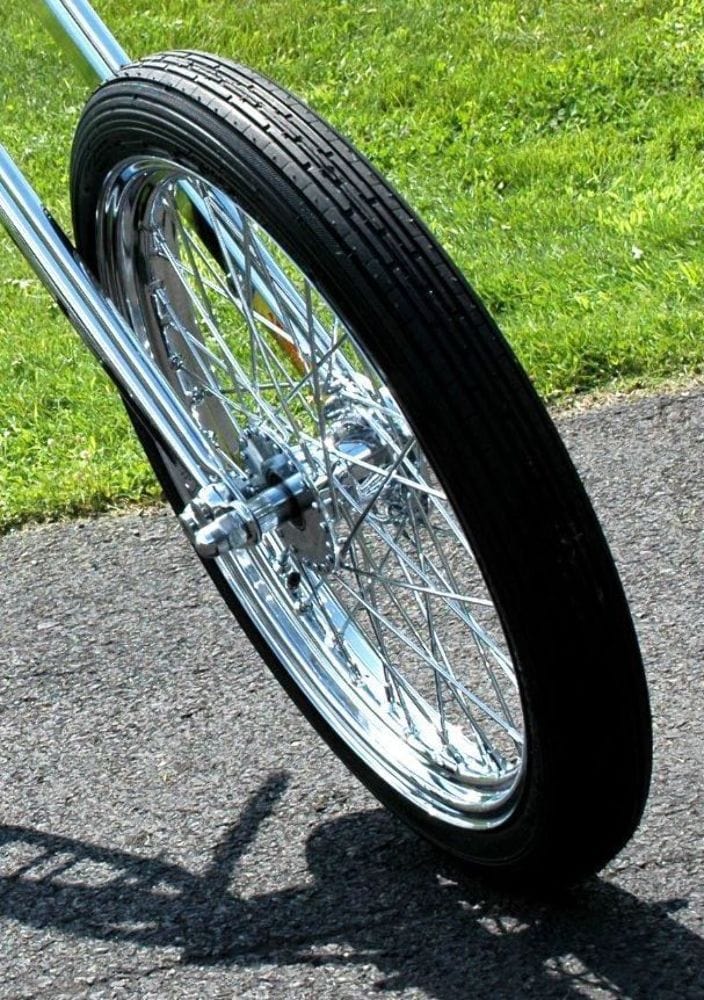 V-Twin Manufacturing Wheels & Rims Chrome 21" x 2.15" 40 Spoke Front Rim Wheel Harley Chopper XL 3/4"