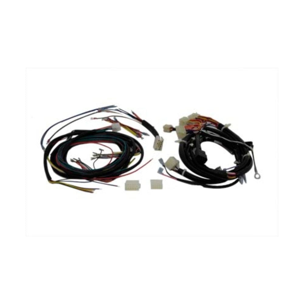V-Twin Manufacturing Wires & Electrical Cabling Stock OEM Softail Builders Wiring Harness Color Code Harley Softails 1991-95 USA