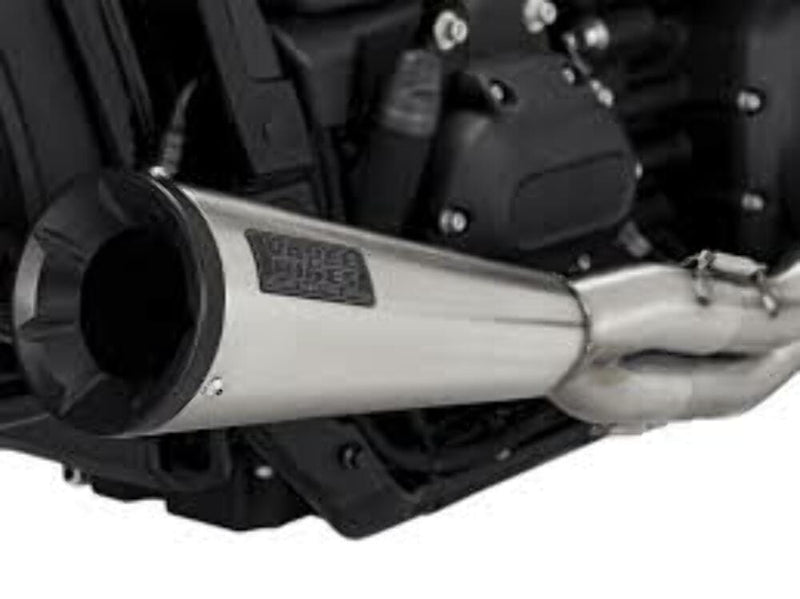 Vance & Hines Vance & Hines 2 into 1 Upsweep Exhaust System Brushed Harley Softail 99-09