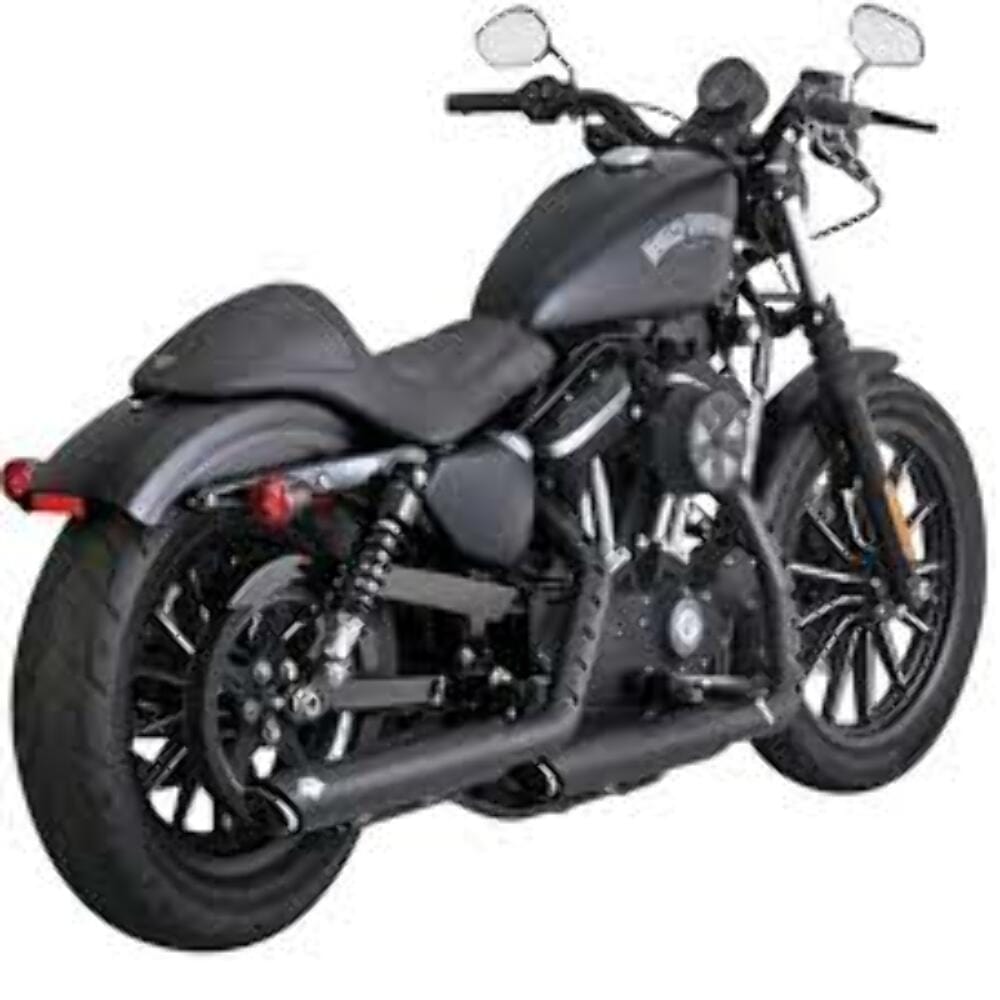 Vance & Hines Vance & Hines 3" Black Twin Slash Slip-On Mufflers Pipes Harley Sportster 14+