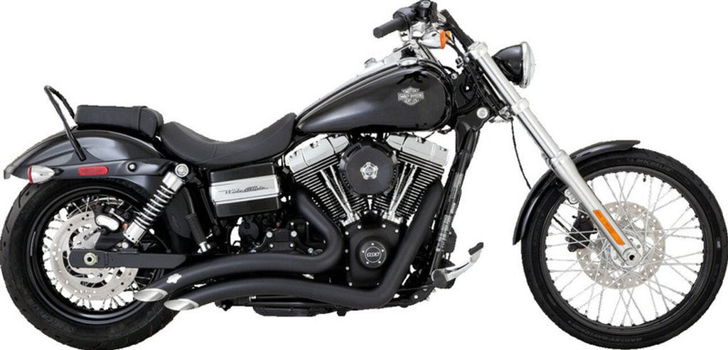 Vance & Hines Vance & Hines Big Radius Exhaust System Black Pipe Harley Softail 10-17