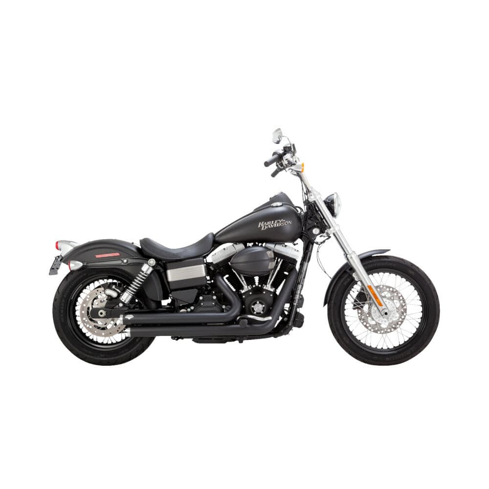 Vance & Hines Vance & Hines Big Shots 2-into-2 Exhaust System Pipe Black Harley Softail 10-17