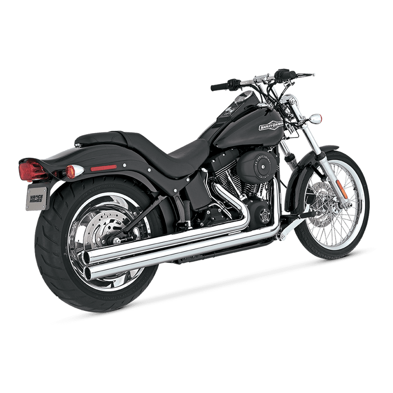 Vance & Hines Vance & Hines Chrome Big Shots Long 2 Into 2 Exhaust System Harley Softail 86-17