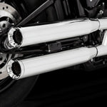 Vance & Hines Vance & Hines Chrome Eliminator 300 Slip-On Mufflers Pipes Harley Softail 18+
