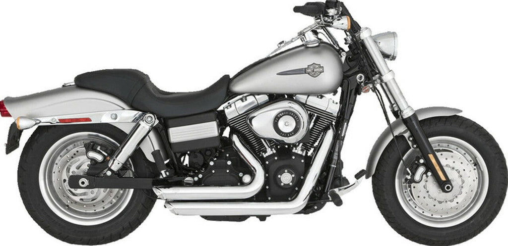 Vance & Hines Vance & Hines Chrome Staggered Shortshots Exhaust Pipe Harley Softail 06-09