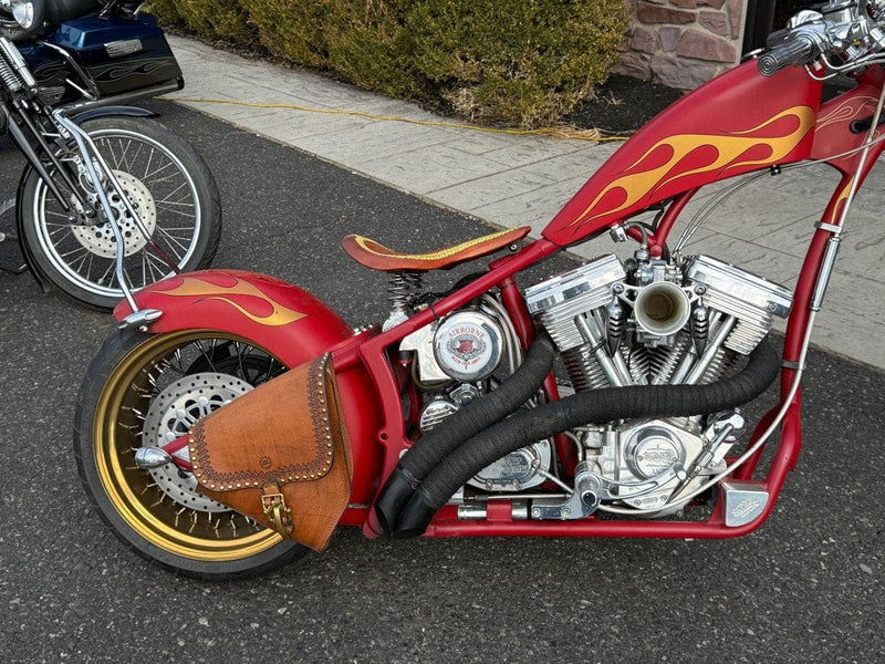 Von Dutch Motorcycle SOLD Very Rare 2005 Von Dutch Cruel World Softail 240 Chopper 113" Patrick Racing Engine! $14,995