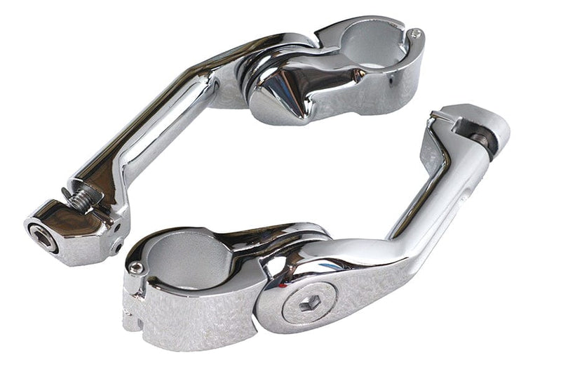 Wyatt Gatling Foot Pegs Wyatt Gatling Adjustable Long Footpeg Mount Kit Forged Alloy Custom Application