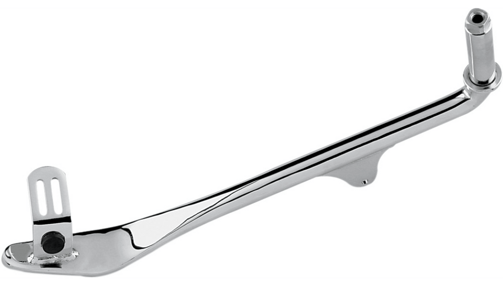 Arlen Ness Arlen Ness 1" Lowered Kickstand Chrome Steel Harley Softail FXST FLST 00-06